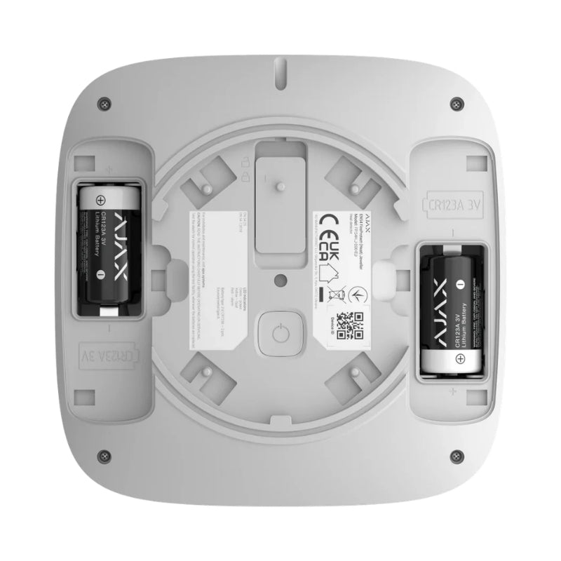 Безжичен димно-оптичен детектор с вградена сирена 85 dB - AJAX EN54 FireProtect (Smoke/Sounder)