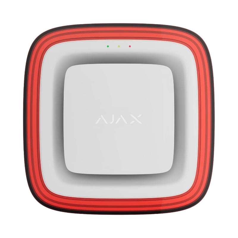 Безжична адресируема сирена 100 dB със светлинен индикатор - AJAX EN54 FireProtect (Sounder/VAD)