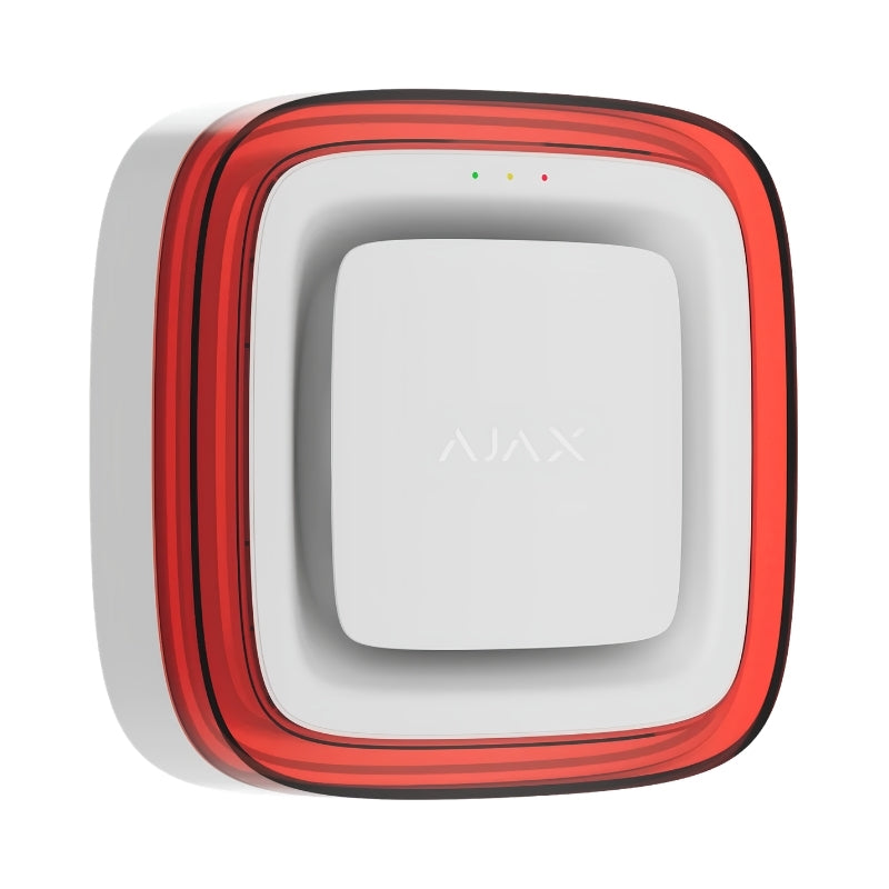 Безжична адресируема сирена 100 dB със светлинен индикатор - AJAX EN54 FireProtect (Sounder/VAD)