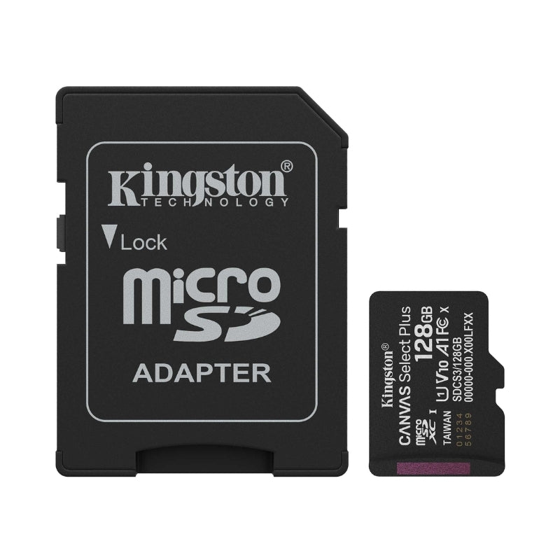 Micro SD карта 128GB Canvas Select Plus Gen3 150MB/s - Kingston SDC...