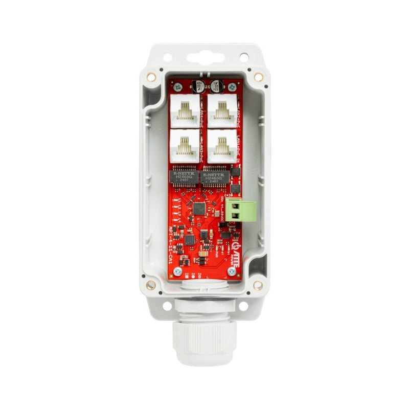 1xPoE IN 3xPoE Out IP68 мрежов суич - ATTE Power APT-4-11-CA1