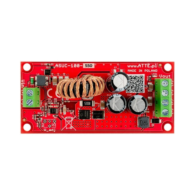 Повишаващ преобразувател с изход 55V 100W - ATTE Power ASUC-100-550-OF