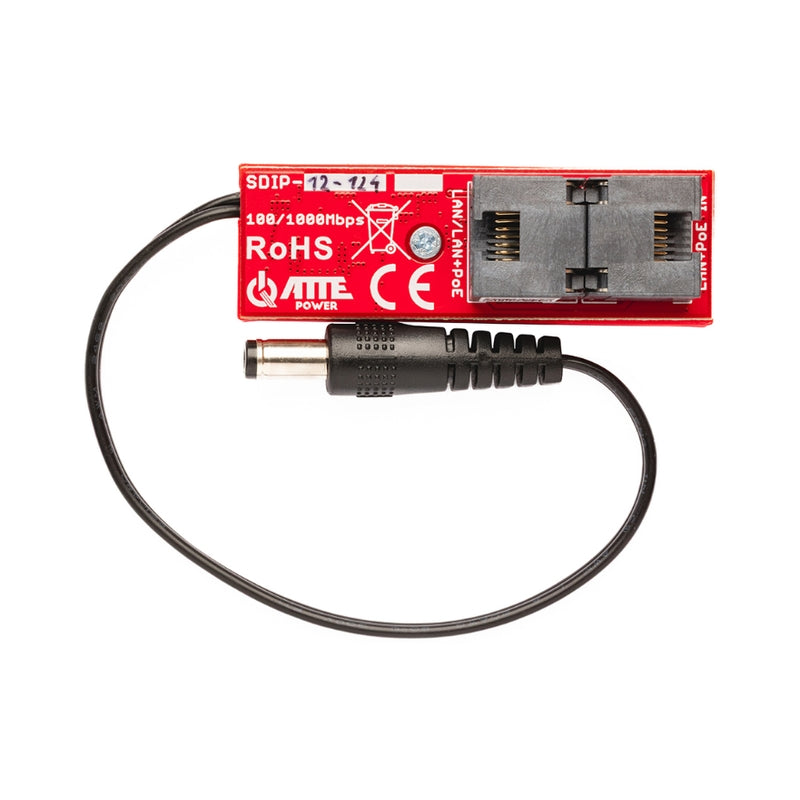 Gigabit PoE адаптер понижаващ напрежението до 12V 1A - ATTE Power SDIP-12-124