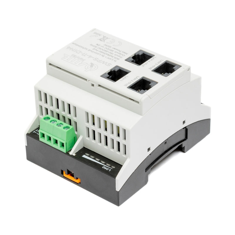 3 PoE порта, 1 UpLink порт - ATTE Power SWPS-4-11-DIN4