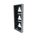Рамка 3M ULTRA цвят Алуминий. Открит монтаж с конзола. 110x289x35mm - Comelit UT9173
