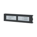 Метално двойно капаче за бутоните ULTRA цвят Черен - Comelit UT9212MB