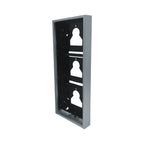 Рамка 3M ULTRA цвят Алуминий. Открит монтаж с конзола. 110x289x35mm - Comelit UT9173