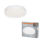 LED плафон CEILING LUXO 18W 990lm 4000K IP20 бял ринг OSRAM