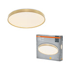 LED плафон CEILING LUXO 36W 1980lm 3000K IP20 златист ринг OSRAM