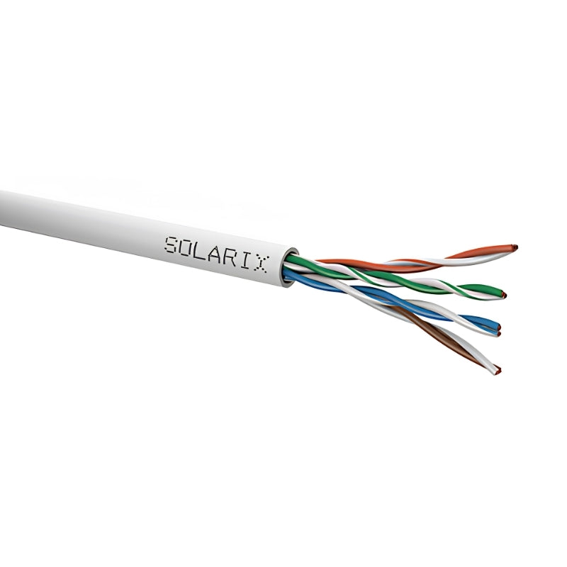 Кабел cat. 5e U/UTP PVC Eca 100 m - Solarix SXKD-5E-UTP-PVC