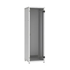 Шкаф стоящ LC-50 42U 600x600 mm Сив RAL 7035 стъклена врата - Solar...