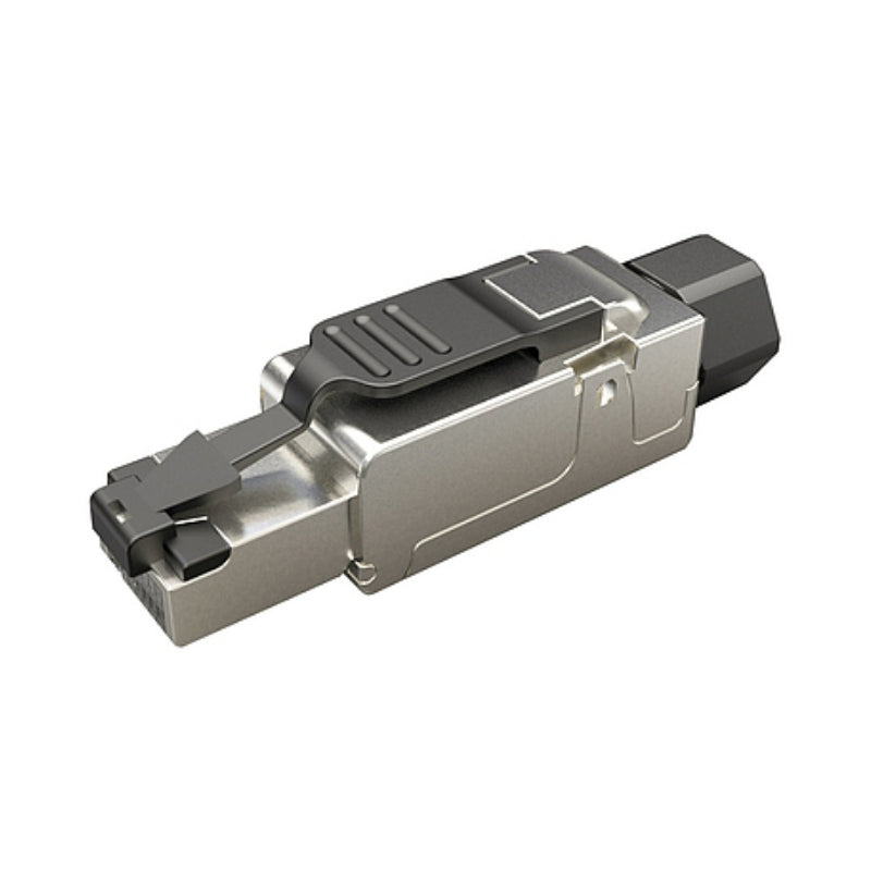 Конектор MPTL RJ45 cat. 6A STP toolless - Solarix SXRJ45-6A-STP-BK-SA