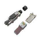 Конектор MPTL RJ45 cat. 6A STP toolless - Solarix SXRJ45-6A-STP-BK-SA