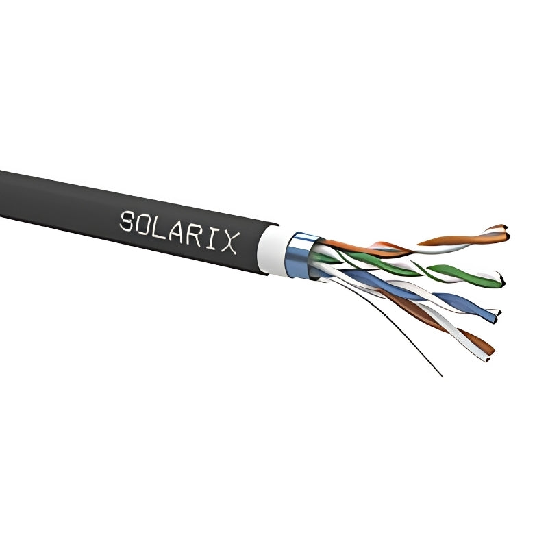 Кабел cat. 5e F/UTP PVC+PE Fca 305 m - Solarix SXKD-5E-FTP-PVC+PE
