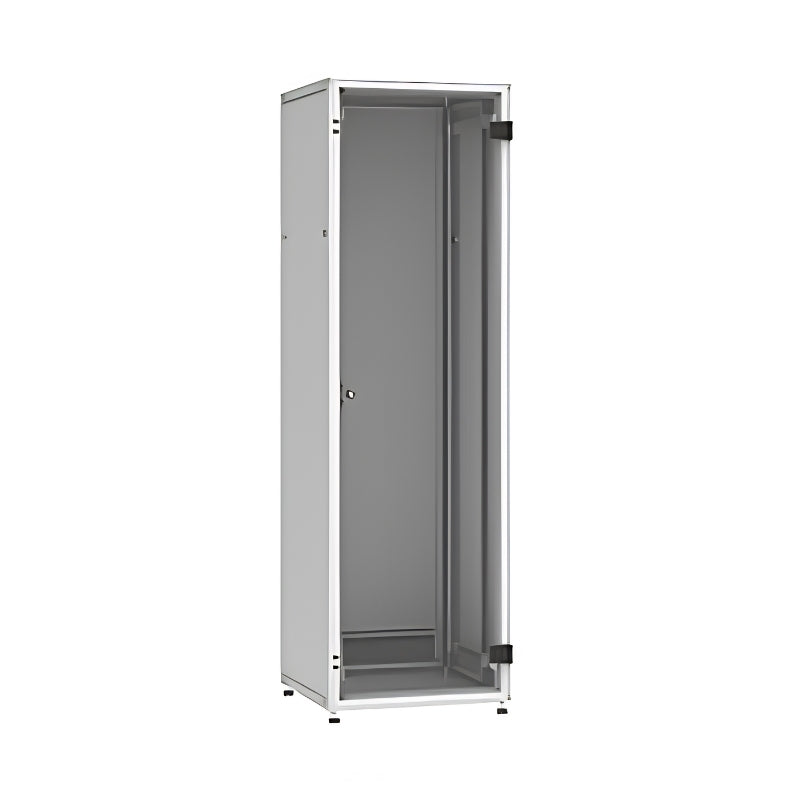 Шкаф стоящ LC-50 42U 600x600 mm Сив RAL 7035 стъклена врата - Solar...
