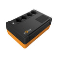 UPS 650VA/360W, Line Interactive, LED индикация, Симулирана синусоида, AVR - автоматично регули - NJOY Soter 600