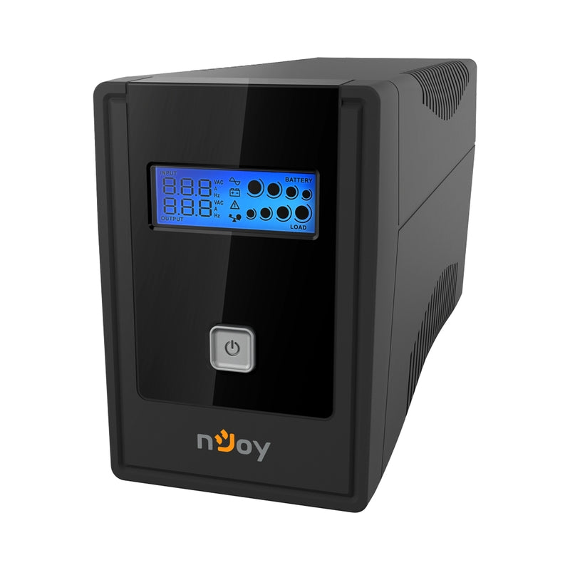 UPS 2000VA/1200W, Line Interactive, Tower, Микропроцесорно управление, LCD дисплей,
Симулирана синусоида - NJOY Cadu 650