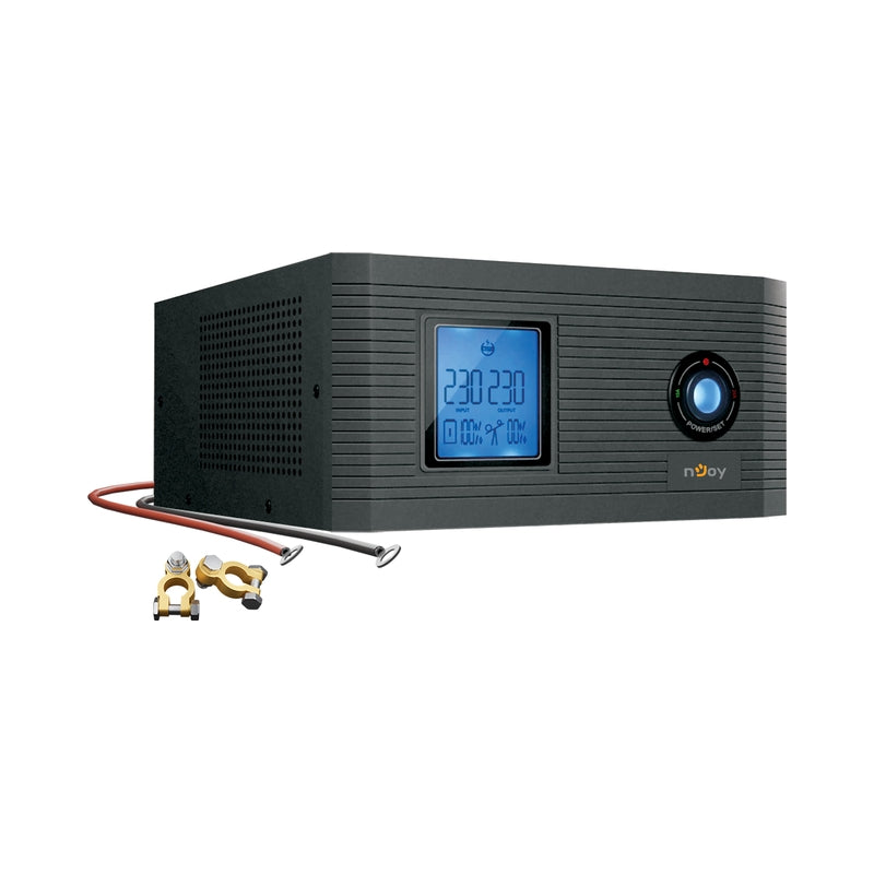 UPS 600VA/500W, Line Interactive , Подходящ за резервиране на помпи за отоплителни инсталации, без вградени батерии, поддържа