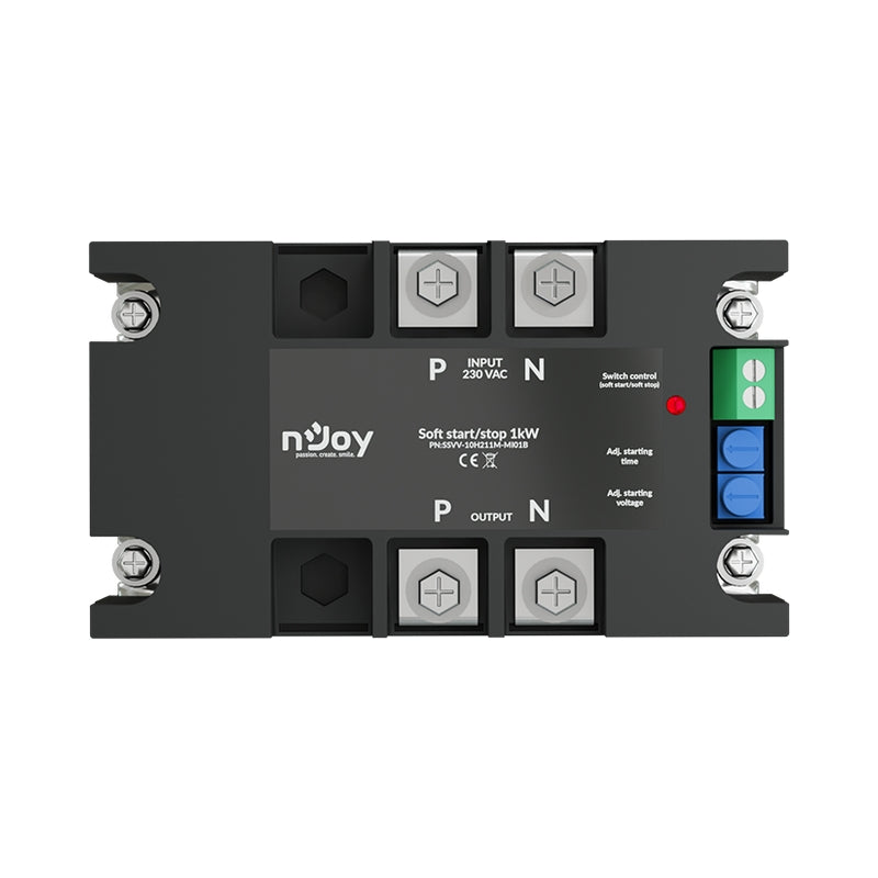 Софт стартер 1kW Еднофазен 220V AC 50/60 Hz Работен ток до 5А - NJOY Soft Start/Stop 1KW