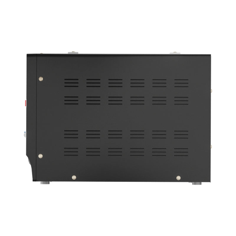 Стабилизатор на напрежение 5000VA/3000W с delay-time функция 3 минути или 10 секунди; 5x клеми за свързване - NJOY Alvis 5000