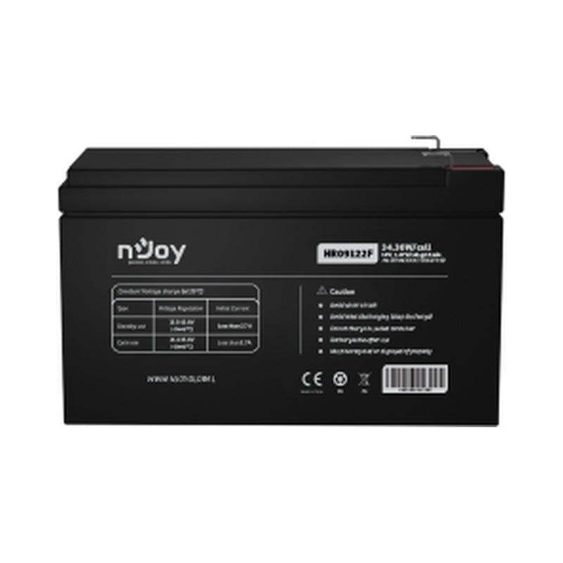 Батерия 12V 3430W/cell - 9Ah HR Бързоразрядна F2 конектор Тип VRLA - NJOY HR09122F