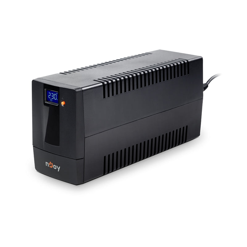 UPS 600VA/360W, Line Interactive , Tower, Микропроцесорно управление Симулирана синусоида - NJOY Horus Plus 600