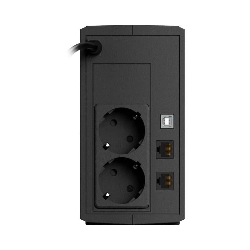 UPS 600VA/360W, Line Interactive, Tower, Микропроцесорно управление - NJOY Keen 600 USB