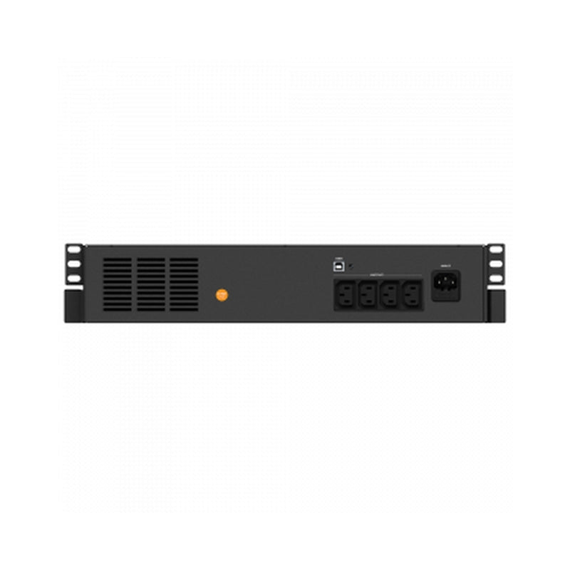 UPS 800VA/480W, Line Interactive, Rack, Микропроцесорно управление, LCD дисплей, Симулирана синусоида - NJOY Code 800