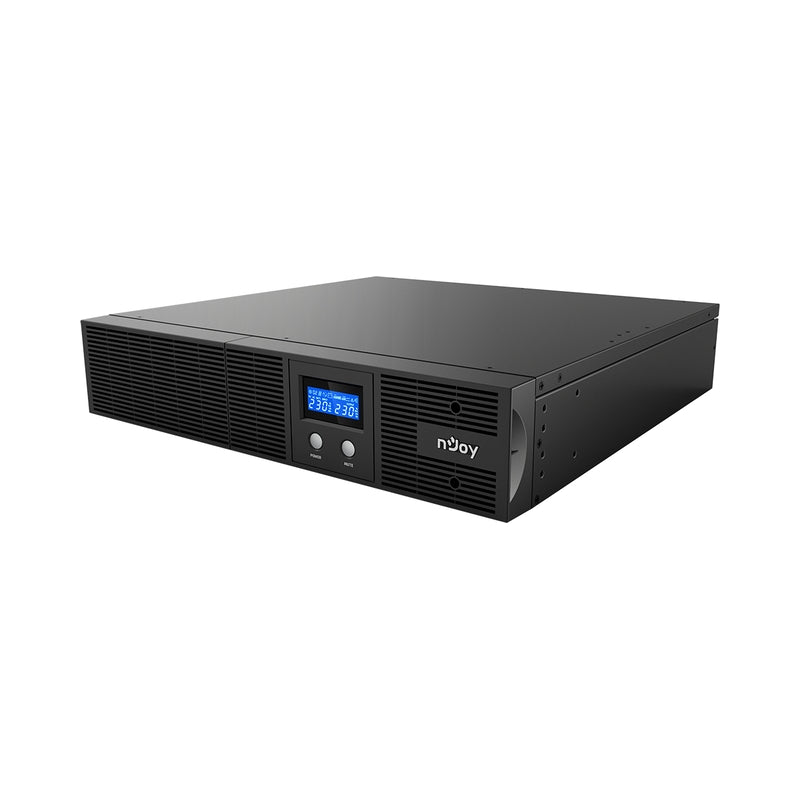 UPS 2200VA/1320W, Line Interactive, Rack, Микропроцесорно управление, Чиста синусооида - NJOY Argus 2200