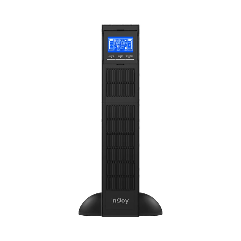 UPS 1000VA/1000W, On-Line технология, двойна конверсия; LCD дисплей, чиста синосуида - NJOY Balder 1000