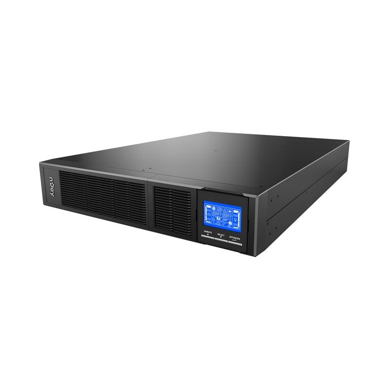 UPS 2000VA/2000W, On-Line технология, двойна конверсия; LCD дисплей, чиста синусоида; Rack/Tower - NJOY Balder 2000