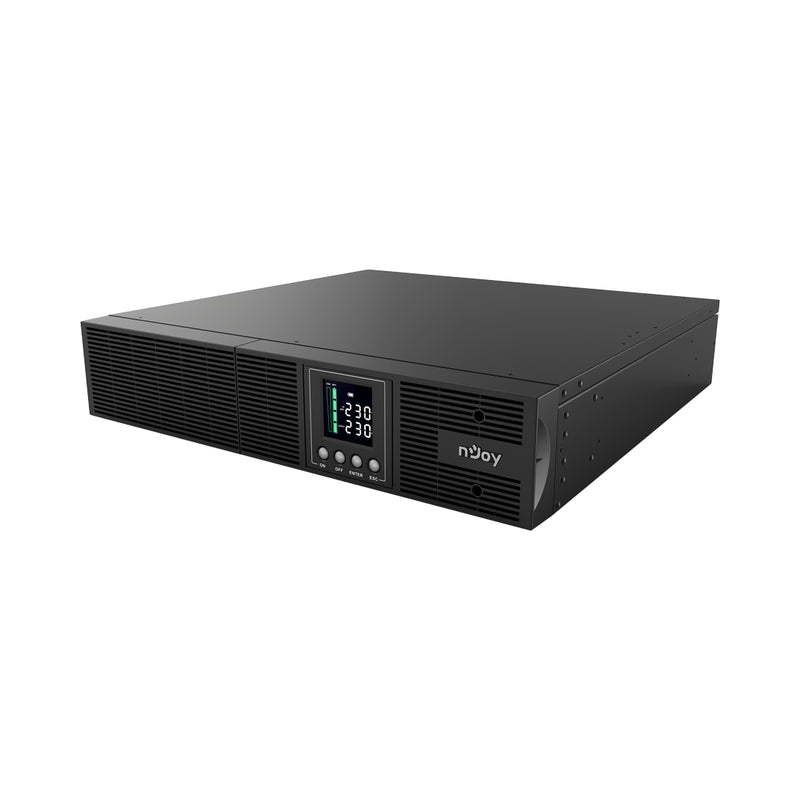 UPS 1000VA/900W, On-Line технология, Rack, двойна конверсия; Микропроцесорно
управление,Чиста синусооида - NJOY Aster 1K