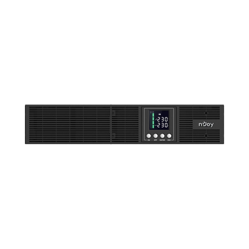 UPS 2000VA/1800W, On-Line технология, Rack, двойна конверсия; Микропроцесорно
управление,Чиста синусооида - NJOY Aster 2K