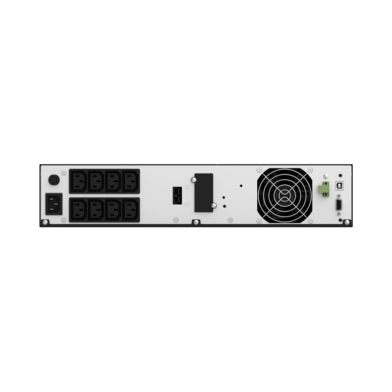 UPS 2000VA/1800W, On-Line технология, Rack, двойна конверсия; Микропроцесорно
управление,Чиста синусооида - NJOY Aster 2K