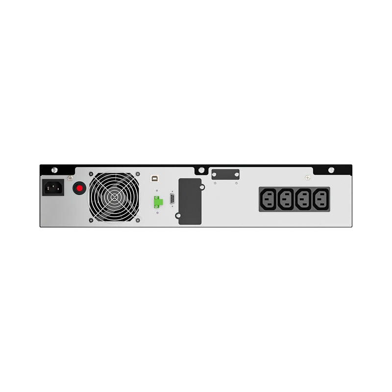 UPS 2000VA/1800W, On-Line технология, двойна конверсия; Микропроцесорно управление, LCD дисплей, чиста синусоида; Rack дизайн - NJOY Runa 2K