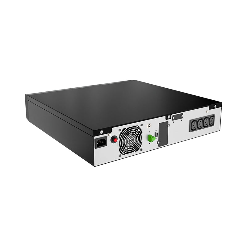 UPS 2000VA/1800W, On-Line технология, двойна конверсия; Микропроцесорно управление, LCD дисплей, чиста синусоида; Rack дизайн - NJOY Runa 2K