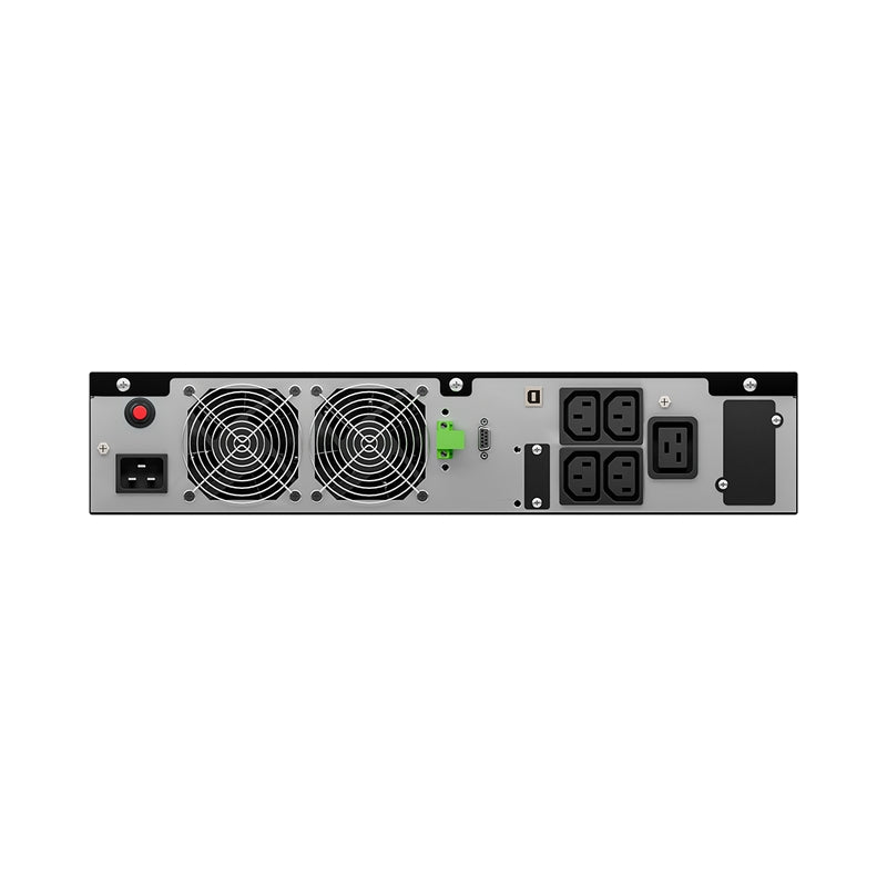 UPS 3000VA/2700W, On-Line технология, двойна конверсия; Микропроцесорно управление, LCD дисплей, чиста синусоида; Rack дизайн - NJOY Runa 3K