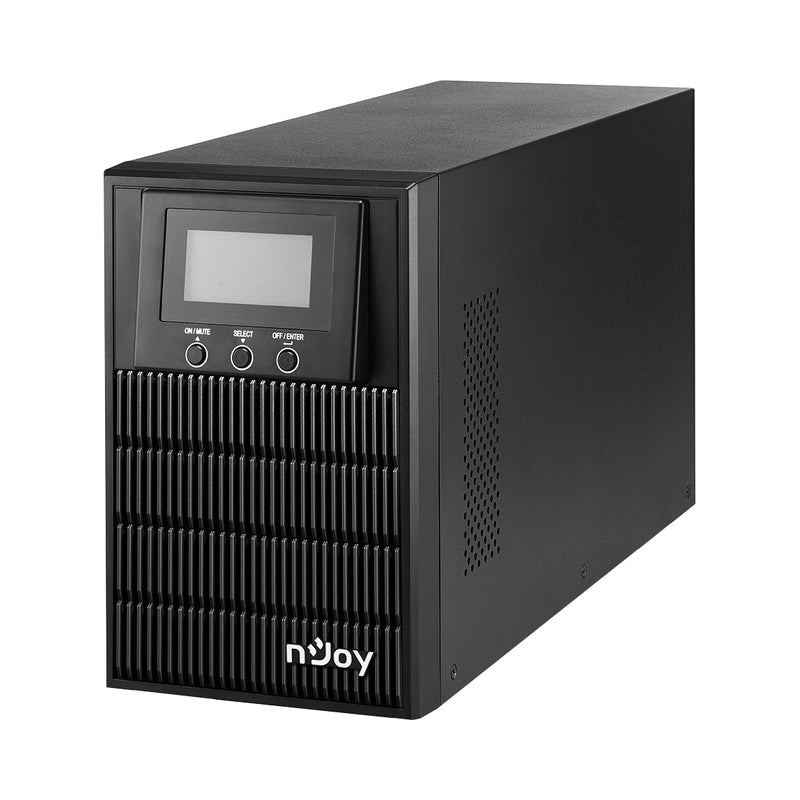 UPS 1000VA/900W, On-Line технология, Tower, двойна конверсия; LCD дисплей, чиста синосуида - NJOY Aten PRO 1000