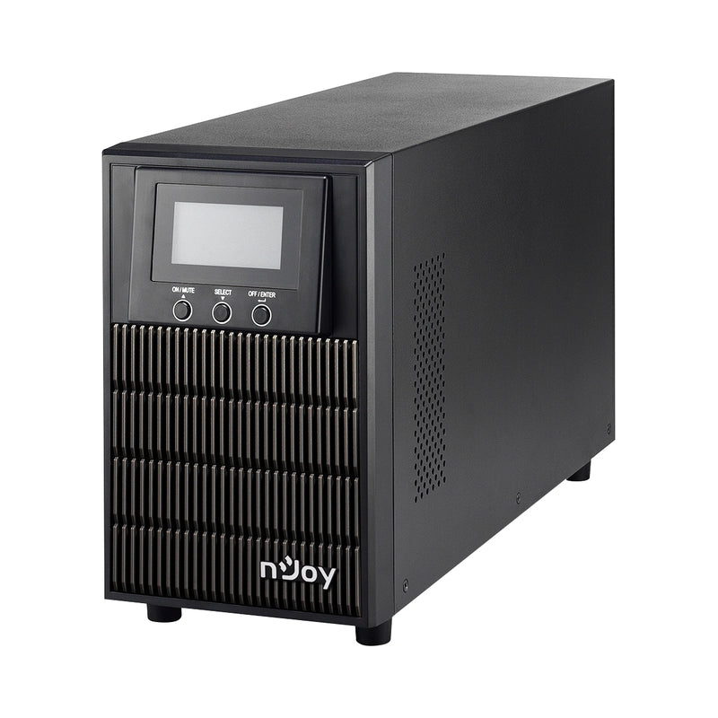 UPS 2000VA/1800W, On-Line технология, Tower, двойна конверсия; LCD дисплей, чиста синосуида - NJOY Aten PRO 2000