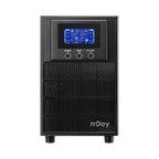 UPS 2000VA/1800W, On-Line технология, Tower, двойна конверсия; LCD дисплей, чиста синосуида - NJOY Aten PRO 2000