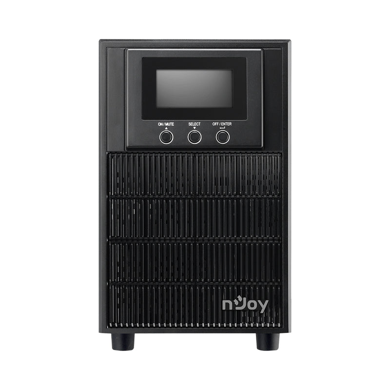 UPS 2000VA/1800W, On-Line технология, Tower, двойна конверсия; LCD дисплей, чиста синосуида - NJOY Aten PRO 2000