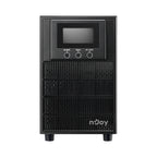 UPS 2000VA/1800W, On-Line технология, Tower, двойна конверсия; LCD дисплей, чиста синосуида - NJOY Aten PRO 2000