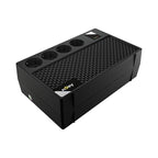UPS 650VA/360W, Line Interactive Симулирана синусоида, AVR - автоматично регулиране на
напрежението - NJOY Renton 650