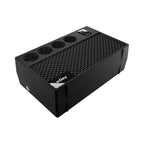 UPS 650VA/360W, Line Interactive LED индикация, Симулирана синусоида, AVR - автоматично регули - NJOY Renton 650 PLUS