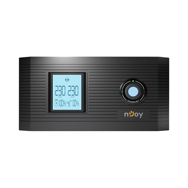 UPS 1200VA/1000W, Line Interactive , Подходящ за резервиране на помпи за отоплителни инсталации, без вградени батерии, поддър