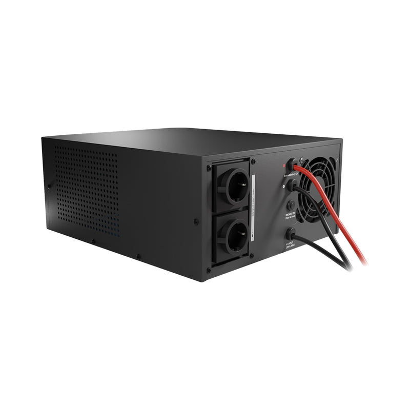 UPS 1200VA/1000W, Line Interactive , Подходящ за резервиране на помпи за отоплителни инсталации, без вградени батерии, поддър