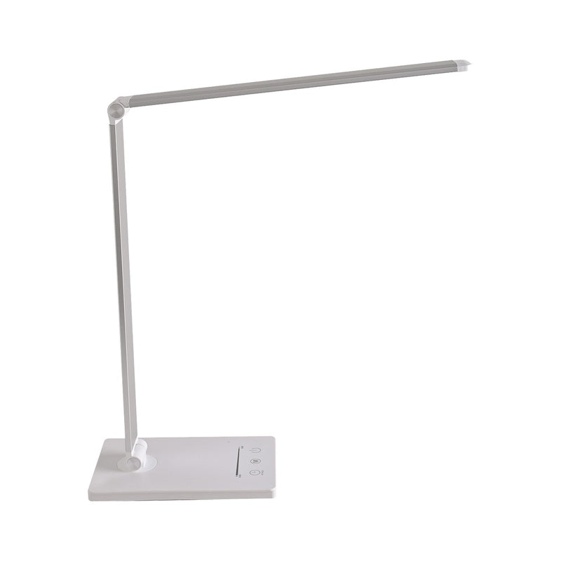LED осветител за маса/бюро, 3000K-6000K. 7W. 450lm. 220-240V. 120°. LED SMD. -20° C→ 45° C. 10.000hrs. CRI>90. димируем, от алуминий, ABS, PC. IP20, бял - VK LED VK/04678/W/CCT