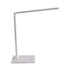 LED осветител за маса/бюро, 3000K-6000K. 7W. 450lm. 220-240V. 120°. LED SMD. -20° C→ 45° C. 10.000hrs. CRI>90. димируем, от алуминий, ABS, PC. IP20, бял - VK LED VK/04678/W/CCT