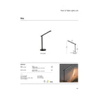 LED осветител за маса/бюро, 220-240V, 7W, 4000K, 600lm, CRI>80, IP20, 32x43cm, димируем, бял - VK LED VK/04239/W/C