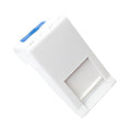 Розетка 1ХRJ45 празна M45 за Keystone Бяла 1M наклонена - Solarix SXF-M-1-22,5-WH-U